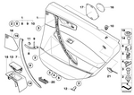 51423451357 - : Door Lining Vynil Rear Left for BMW Image