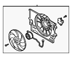 25380J3280 - Cooling System: Fan Assembly for Hyundai: Veloster Image
