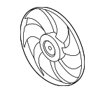 25231B5300 - Cooling System: Fan Blade for Hyundai: Elantra, Kona, Kona Electric, Kona N, Veloster Image