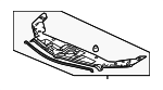 71129TX6A50 - Body: Sight Shield for Acura: ILX Image