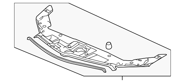 Front Grille Assembly For 2016-2018 Acura ILX Without Adaptive Cruise Control
