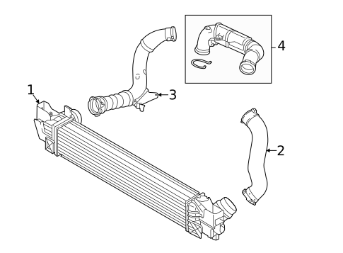 Intercooler for 2020 BMW X1 #0