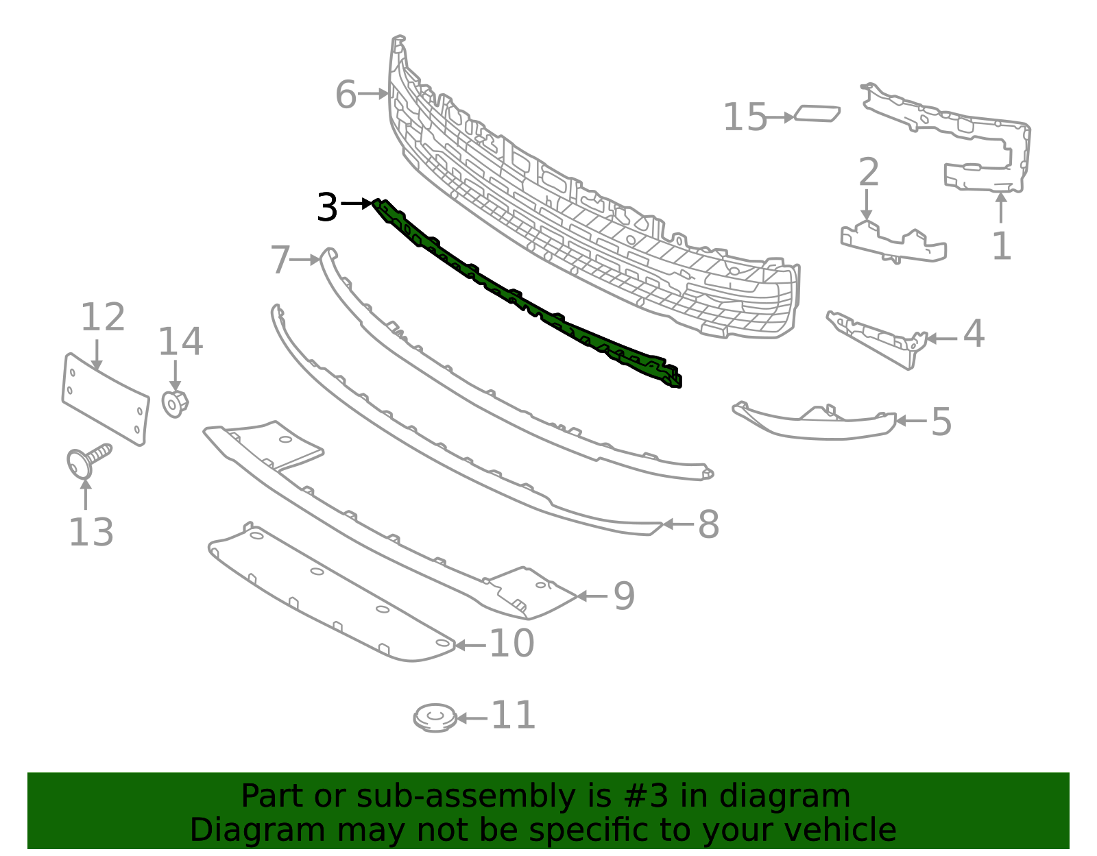 2022-2023 Land Rover Range Rover Radiator Support Air Deflector