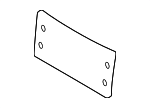 LR150981 - Body: License Bracket for Land-Rover Image