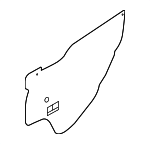 833911R030 - Body: Water Deflector for Hyundai: Accent Image