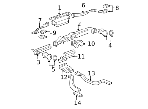 Ducts for 2009 Pontiac G6 #0