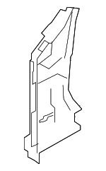 71201T6000 - Body: Inner Hinge Pillar for Genesis: GV80, GV80 Coupe Image