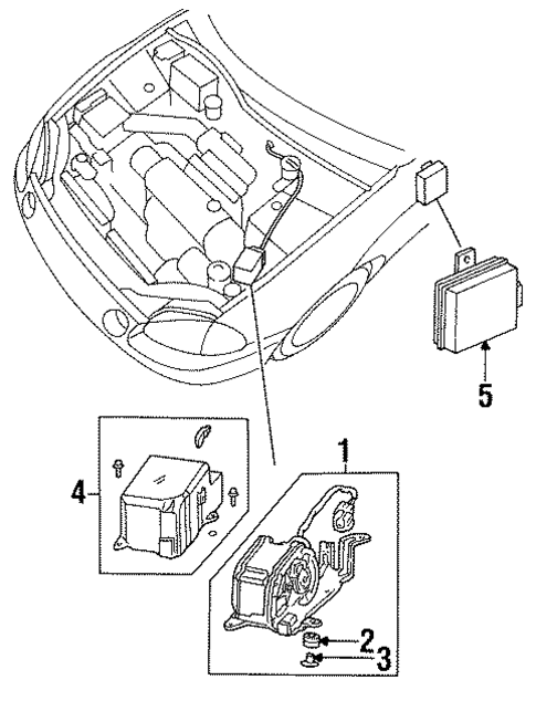 Cruise Control System for 1995 Honda Civic del Sol #0