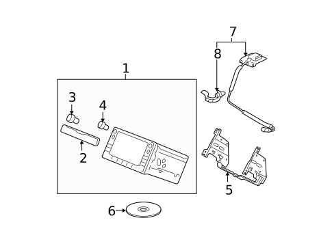 Navigation System for 2011 Honda Fit #0