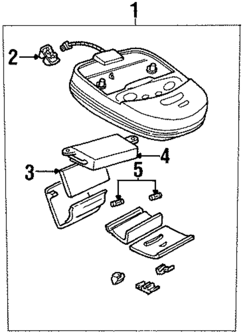 Overhead Console for 1997 Lincoln Continental #0
