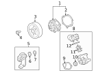 12709178 - Belts &amp; Cooling: Engine Water Pump for GM Image