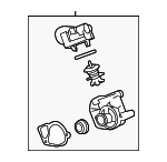 12706565 - : Engine Coolant Thermostat Housing for Cadillac: ATS, CTS | Chevrolet: Camaro Image