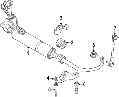Stabilizer Bar & Components for 2025 BMW 750e xDrive #2