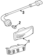 55055014 - Electrical: Repeater Lamp for Jeep: Cherokee Image