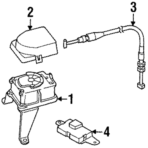 Cruise Control for 1998 Isuzu Amigo #0