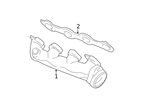 Exhaust Manifold for 1998 Ford Expedition #0