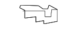 718060C030C0 - Body: Seat Frame Trim Panel for Toyota Image