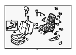 712000CC90B1 - Body: Seat Assembly for Toyota: Tundra Image