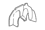 25671200 - Body: Splash Shield for Buick: Park Avenue Image