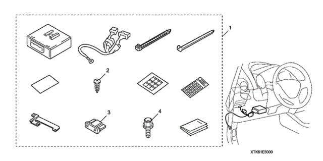 Security System for 2010 Honda Fit #0