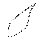 82130F2000 - : Door Weather-Strip for Hyundai: Elantra Image