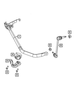 V4782952AD - Front Suspension: Stabilizer Bar Link, Value Line for Mopar Image