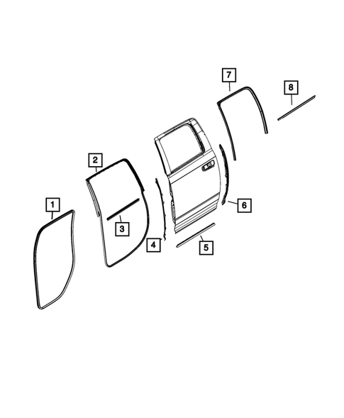 Weatherstrips and Seals for 2019 Ram 2500 #0