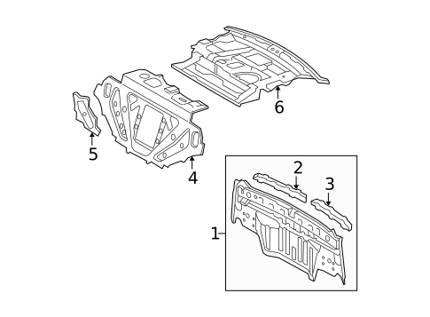 Rear Body for 2012 Lexus IS350 #0