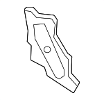 6422730120 - Body: Partition Panel Extension for Lexus: GS300, GS350, GS430, GS450h, GS460, IS F, IS250, IS350 Image