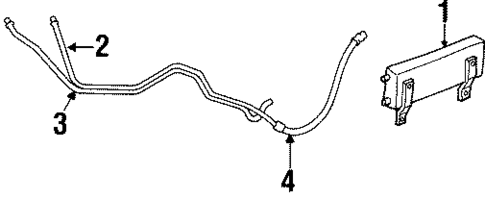 Trans Oil Cooler for 1997 Jeep Cherokee #0
