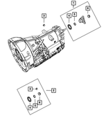 68145442AA - 8HP70; 8-Speed; Automatic Transmission: Output Shaft Seal for Mopar Image