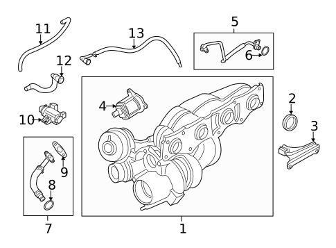 Exhaust Manifold for 2015 BMW 528i xDrive #0