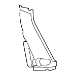 4L129968B - Engine: Center Timing Cover for Volkswagen: Beetle, Golf, Golf SportWagen, Jetta Image