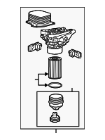 3N115389A - Engine: Oil Filter Housing for Volkswagen: Beetle, Golf, Golf SportWagen, Jetta, Passat Image