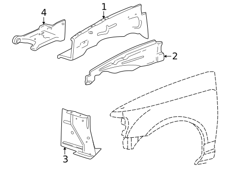 Structural Components & Rails for 2001 Ford Explorer Sport #0