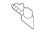 3CM807185A041 - Body: Tow Eye Cap for Volkswagen Image
