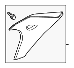 769349N00A - Body: Upper Quarter Trim for Nissan: Maxima Image