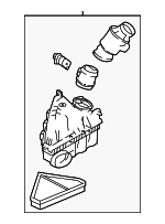 T2R17599 - : Air Cleaner Assembly for Jaguar: F-Type Image