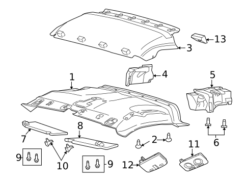Lighting - Interior for 2025 Ram ProMaster EV #0