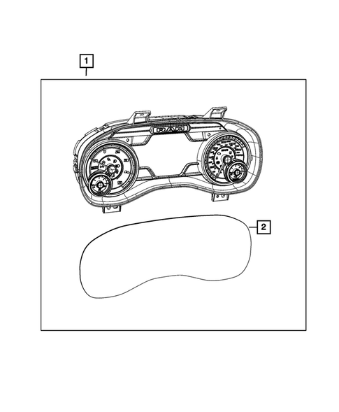 Instrument Panel Cluster for 2021 Ram 3500 #0