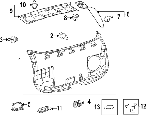 Interior Trim for 2024 Lexus RZ450e #0