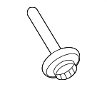 N91247301 - Fuel System: Tank Strap Upper Bolt for Porsche Image