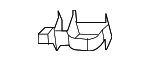 PAB201278 - Fuel System: Pressure Sensor Bracket for Porsche Image