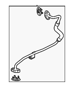 12725135 - : Water Feed Tube for Chevrolet: Silverado 2500 HD, Silverado 3500 HD | GMC: Sierra 2500 HD, Sierra 3500 HD Image