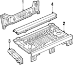 E4LY6340320A - Body: Panel Below Lid for Lincoln: Mark VII Image