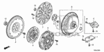 21350PWA010 - Engine: COVER, CLUTCH CASE for Honda Image