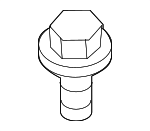 34116868785 - Brakes: Splash Shield Bolt for BMW Image