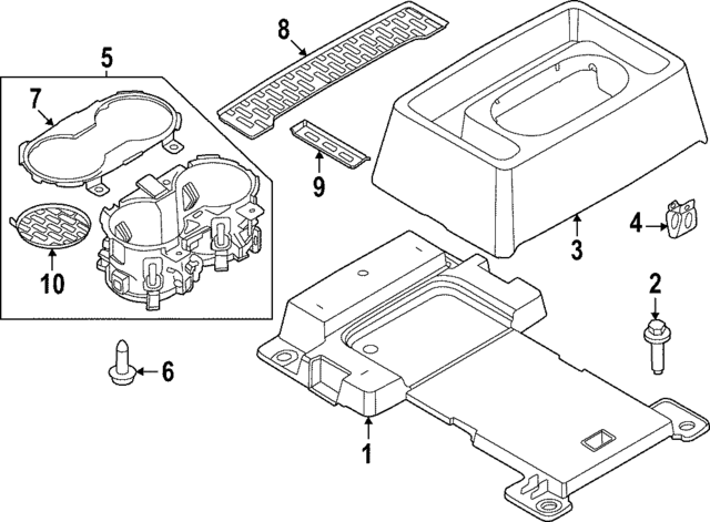 LC5Z78045G34BA - : Mat for Lincoln: Aviator Image