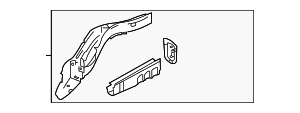 DG1Z9B007C - Body: Frame Side Member for Ford Image