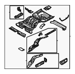 DG1Z5411215A - Body: Floor Pan Assembly for Ford Image